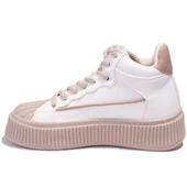 Dagoster DZS07-8897500CN Beyaz Bej Ortopedik Günlük Kadın Spor Ayakkabı - 3