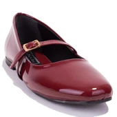 Dagoster DZA07-115052CN Bordo Günlük Babet Kadın Ayakkabı - 1