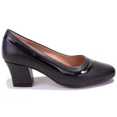 Dagoster DZA07-725505CN Siyah Klasik Topuklu Kadın Ayakkabı - 2