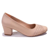 Dagoster DZA07-7268641CN Ten Klasik Topuklu Kadın Ayakkabı thumbnail 2