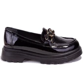 Dagoster DZA07-90811CN Siyah Rugan Günlük  Tokalı Spor Klasik  Kadın Ayakkabı - 2