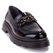 Dagoster DZA07-90811CN Siyah Rugan Günlük  Tokalı Spor Klasik  Kadın Ayakkabı - 1