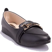 Dagoster DZA07-147199CN Siyah Ortopedik Günlük Babet Kadın Ayakkabı - 1