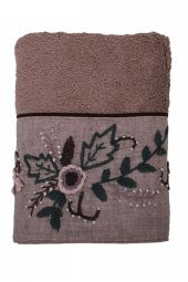 Ecocotton Organik Pamuk Havlu - Alvin Lila 80X150 - 1