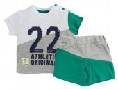 Tongs Baby Şortlu 2 li Takım 2594 Yeşil - 1