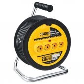 SGS PROFESYONEL MAKARALI UZATMA KABLO 3 X 1,5 20 METRE - 1