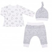 KitiKate Organik Birdy 3 lü Set 78909 Ekru - 1