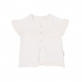 KitiKate Organik Triko Ajur Yelek 76417 Ekru - 1