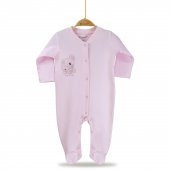 Bibaby Basic Baskılı Tulum 60432 Pembe - 1