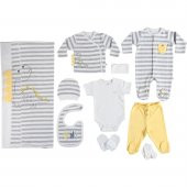 Bibaby Dino 10 Parça Zıbın Seti Hastane Çıkışı 63142 Hardal - 1