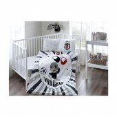 Taç Lisanslı Bebek Nevresim Takımı Beşiktaş Balloon Baby - 1