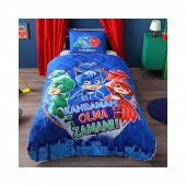 Taç Lisanslı Yorgan Seti Tek Kişilik PJ Masks - 1