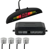 AEMPART Araç geri park sensörü led ekran ve ses ikazlı gri göz 22mm aem - 1