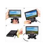 AEMPART Araç geri görüş kamera ve monitör seti seti 7 inc tek bölge - 3