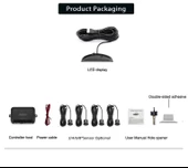 AEMPART Araç geri park sensörü türkçe ses ikazlı gri göz 18mm aem - 2