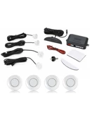 AEMPART Araç geri park sensörü led ekran ve ses ikazlı beyaz 18mm aem - 1