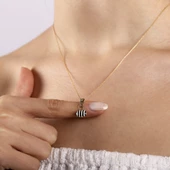 14 Ayar Çanta Altın Kolye Mine Tasarım - 2