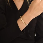 Effektive Klasik Altın Kelepçe 14 Ayar - 2