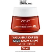 Vichy Liftactiv Collagen Specialist Night 50ML | Yaşlanma Karşıtı Gece Bakım Kremi - 1