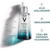 Vichy Mineral 89 Hyalüronik Asit İçeren Nemlendirici ve Güçlendirici Serum 50 ml - 2