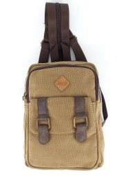 Bese 9053 Unisex Sırt Çantası Bej - 3