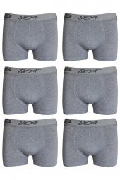 Erkek Büyük Beden Boxer Battal Boy Likralı Boxer Sof 6lı paket - 1