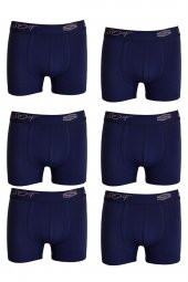 Erkek Büyük Beden Boxer Battal Boy Likralı Boxer Sof 6lı paket - 4
