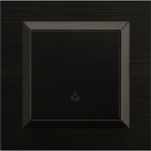 Quantum Siyah ZİL Anahtarı LİGHT (Kapı 0tomatiği) (ovivo) Çerçeve Dahildir thumbnail 1