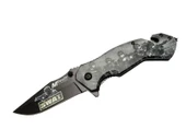4 23 6 Swat Kurtarma / Kamp Çakı 20cm - Yarı Otomatik, Cam Kırma Ve İp Kesme Aparatlı - 1