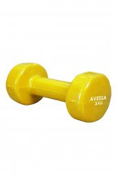 Avessa 3 kg Vinly Kaplı Dambıl 1 Adet Pvc - 1