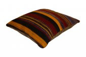 El Dokuması Kilim Kırlent Minder Yastık Kılıfı 40x40 KK0076 - 3