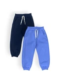 Pamuklu 2'li Set Eşofman Altı - Şardonlu, 3 İplik MNK0629 - 14