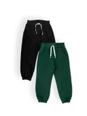 Pamuklu 2'li Set Eşofman Altı - Şardonlu, 3 İplik MNK0629 - 7