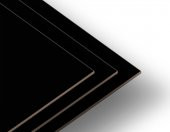 Siyah Çift Yüz Boyalı 2.7 mm Mdf Ebatlı - 1