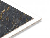 Siyah- Gold Mermer Desen 2.7 mm Mdf Ebatlı - 1