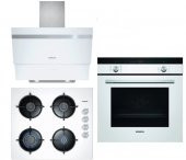 Siemens Beyaz İnci Ankastre Set (HB214FBW0T + EO6C2PB11O + LC65KA270T ) - 1
