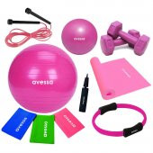 Avessa Deluxe Pilates Seti Pembe 11 Parça Set1 - 1