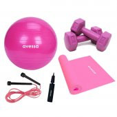 Avessa Deluxe Pilates Seti Pembe 6 Parça Set3 - 1