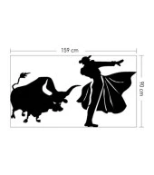 Matador Kadife Duvar Sticker 90X159 Cm - 3