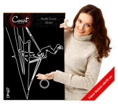 Delta Kanat Kadife Duvar Sticker 64,6X47,6 Cm thumbnail 2