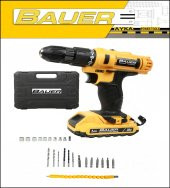 Bauer Power Tools 36 Volt 5,0 Amper Darbeli Metal Şanzuman +27 Parça Set Şarjlı Vidalama Matkap - 4