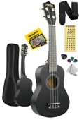 Midex UKX-233BK Siyah Concert Ukulele (Askı Çanta Metod Pena) thumbnail 1