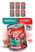 Cango Yetişkin Yaş Kedi Maması Kuzu Etli 415Gr 6Lı - 1