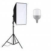 Sürekli Işık Seti 50x70 Softbox Youtube Vlog Makyaj 50x70 Cm - 1