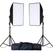 Youtube Softbox Sabit Işık 2li 50x70cm Led Işıklı - 2