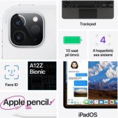 Apple iPad Pro MY2J2TU/A 12.9" Wi-Fi 128 GB Gümüş - 8