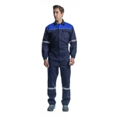 Şensel, Reflektörlü İş Tulumu Lacivert-Saks-55E2245- İş Kıyafeti - 1