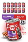 Cango Yetişkin Yaş Kedi Maması Tavuklu 415Gr 12Li - 2