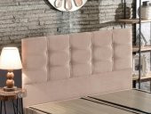 Niron  Polo Çift Kişilik Yatak Başlığı - 160 Cm Sütlü Kahve Kumaş Başlık - 2