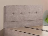 Niron Luna Baza ve Başlık Seti - 180x200 cm Çift Kişilik Sandıklı Kumaş Baza Seti - 4